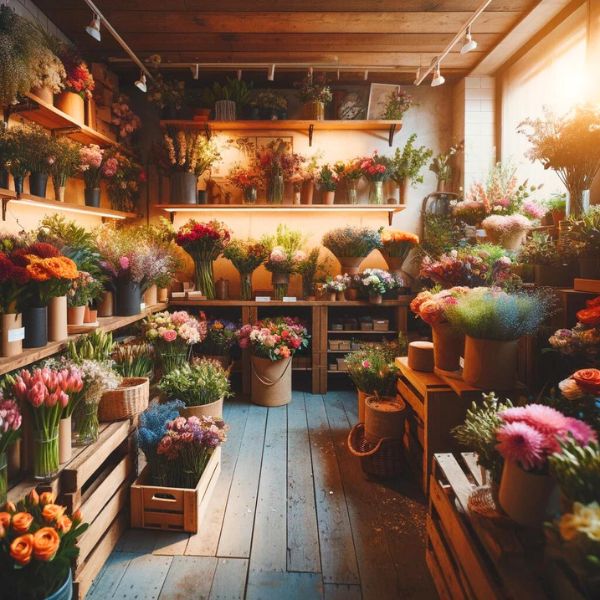 Nombres para Floristerías usando atributos